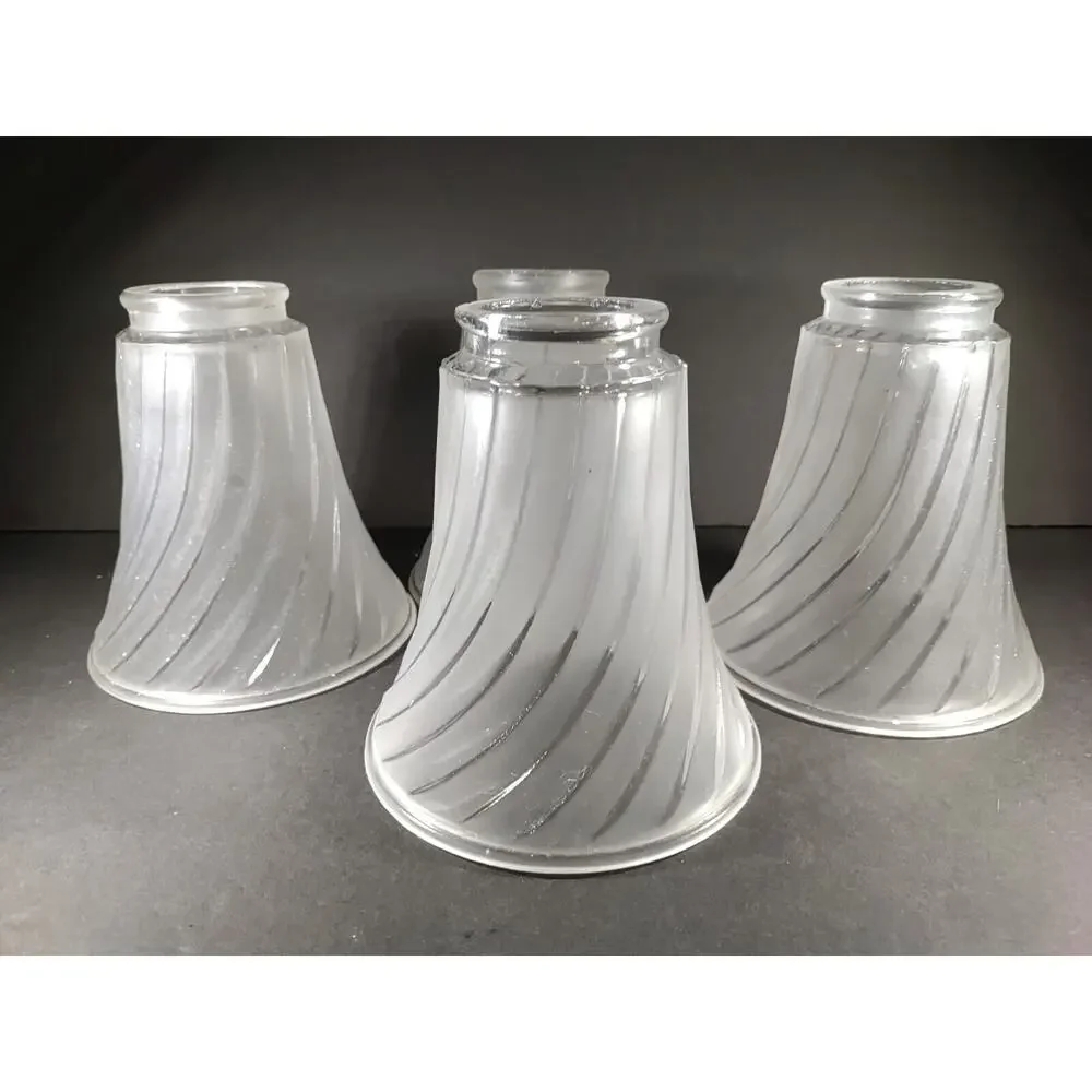 Ceiling Fan Replacement Shades Lot Of 4 2 1/4